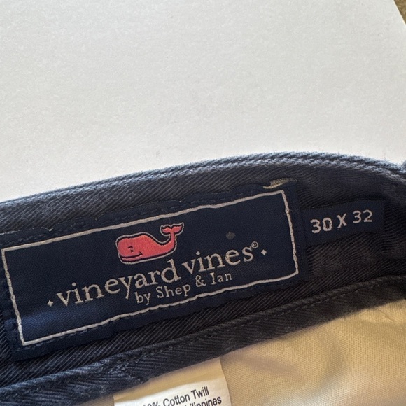 Vineyard Vines Slim Fit Club Pants Navy Chinos Men’s 30x32 Cotton Twill - Picture 4 of 5